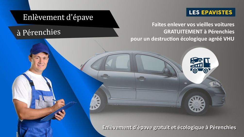 enlèvement épave Pérenchies