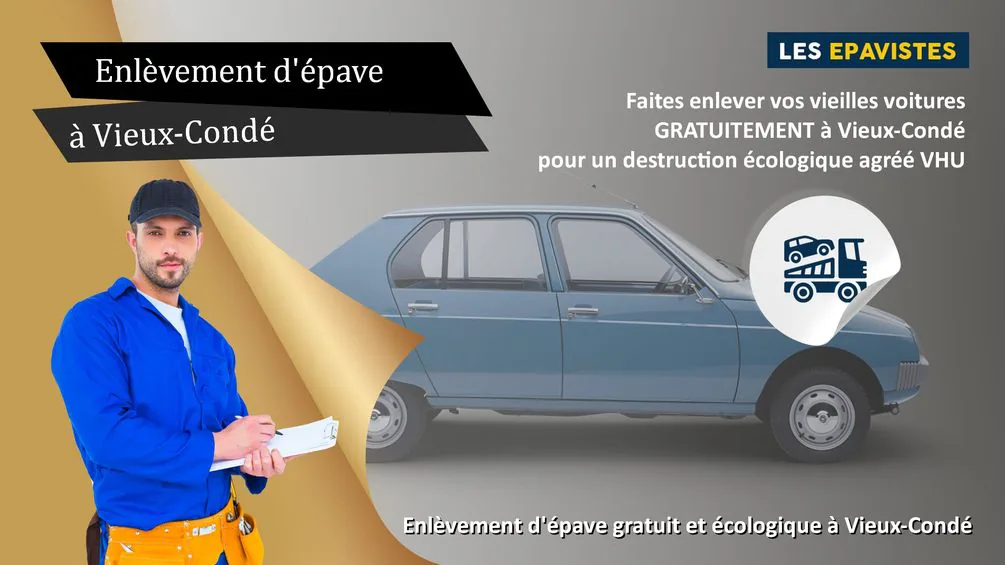 enlèvement épave Vieux-Condé