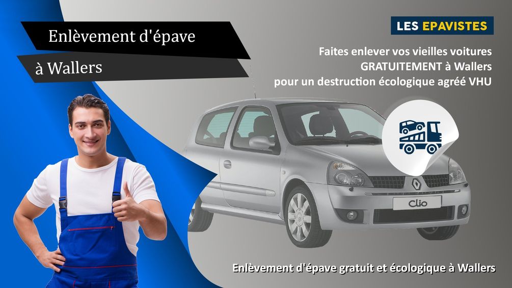 enlèvement épave Wallers