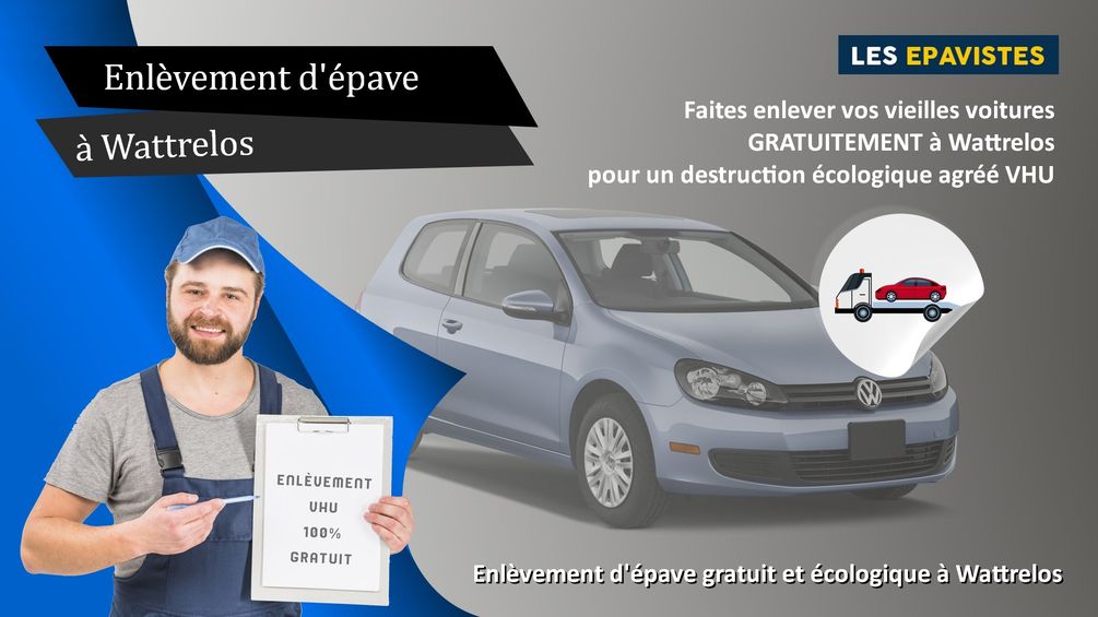 enlèvement épave Wattrelos