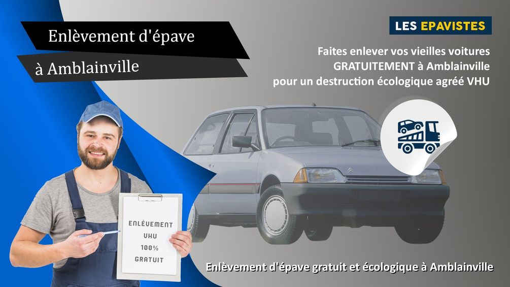 enlèvement épave Amblainville