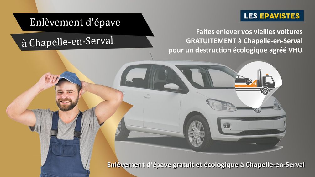 enlèvement épave Chapelle-en-Serval