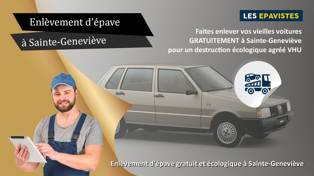 enlèvement épave Sainte-Geneviève