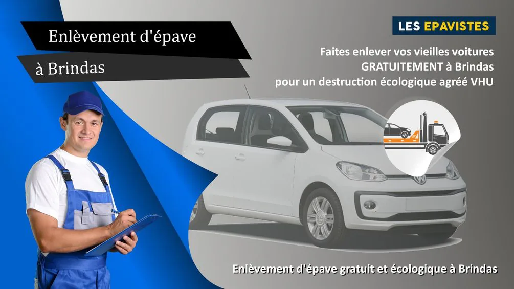 enlèvement épave Brindas