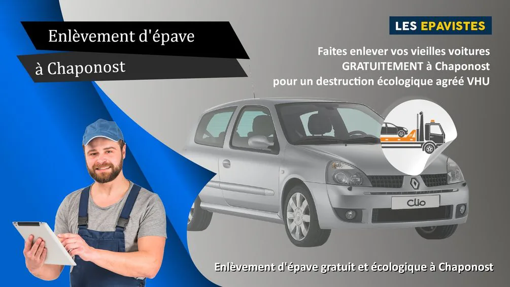 enlèvement épave Chaponost