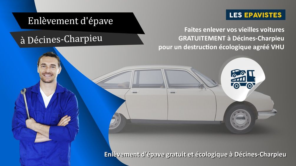 enlèvement épave Décines-Charpieu