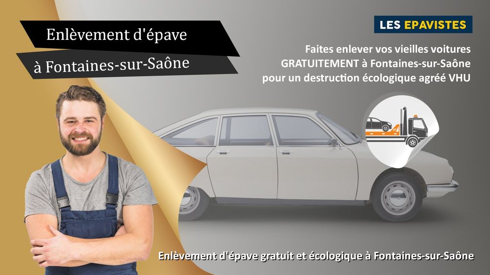 enlèvement épave Fontaines-sur-Saône