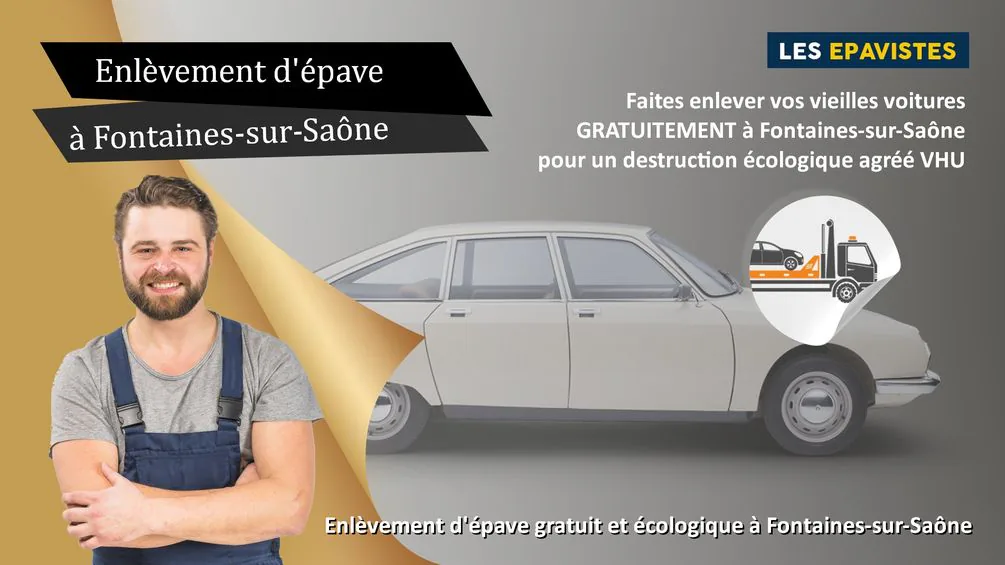 enlèvement épave Fontaines-sur-Saône