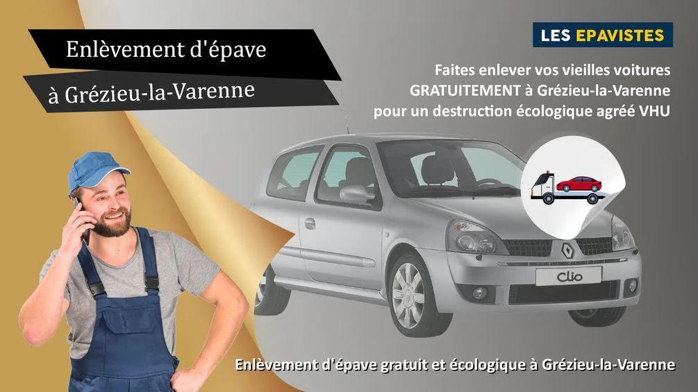 enlèvement épave Grézieu-la-Varenne