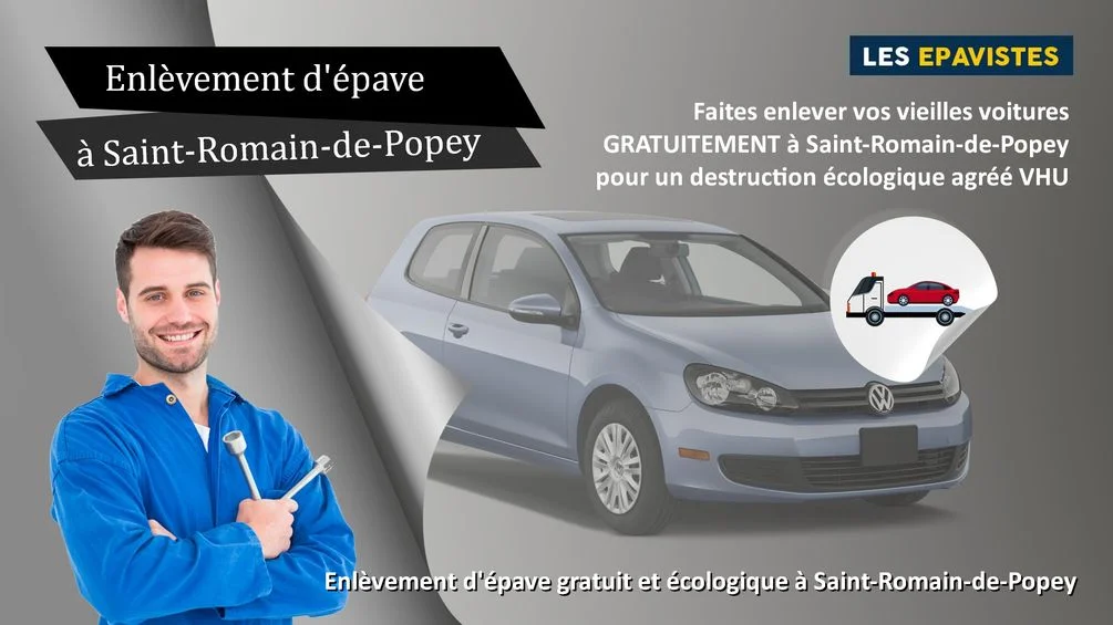 enlèvement épave Saint-Romain-de-Popey