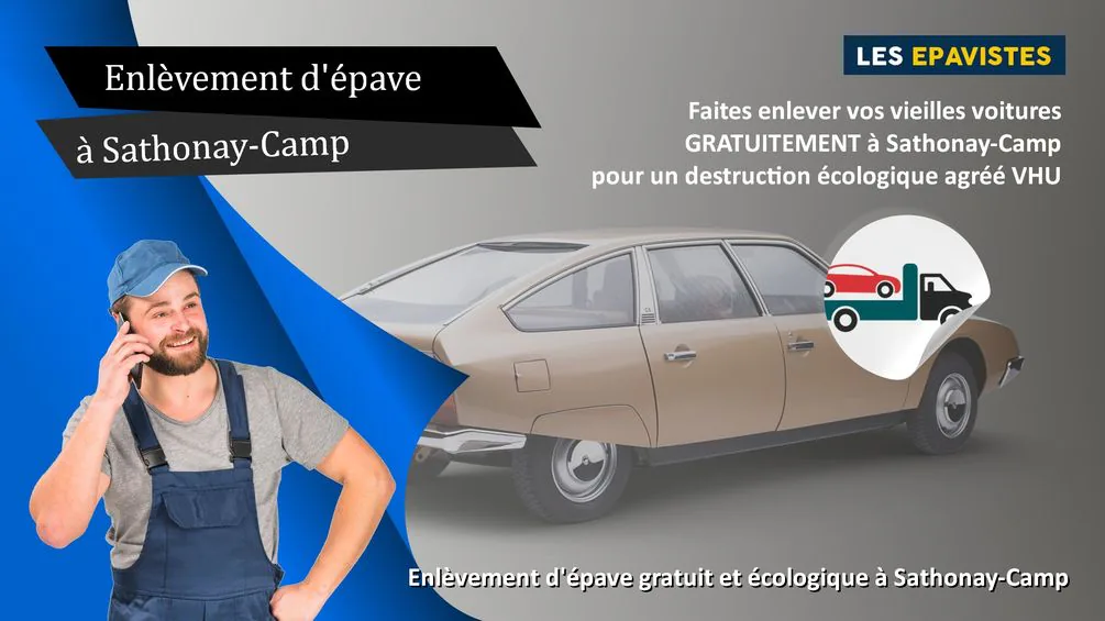 enlèvement épave Sathonay-Camp