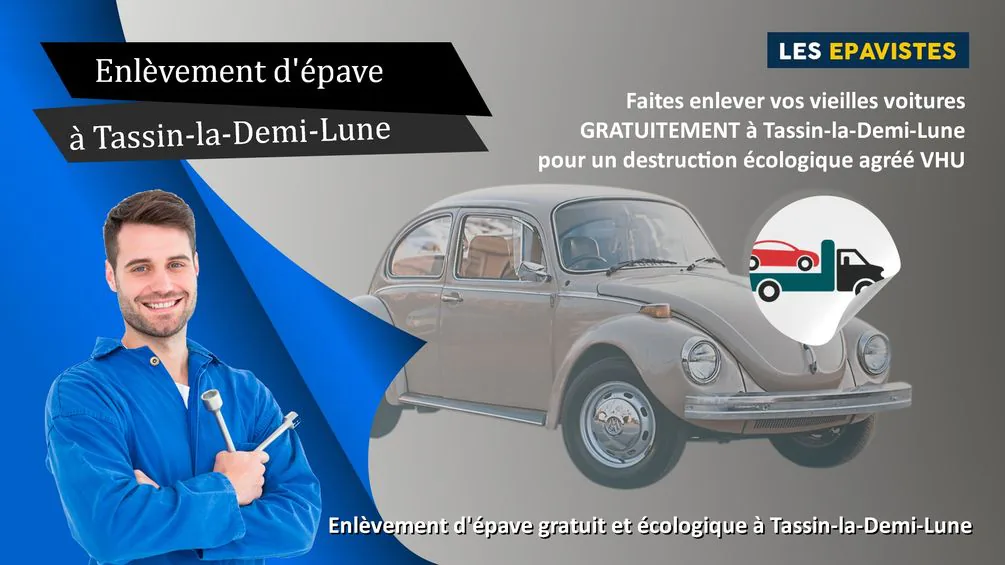 enlèvement épave Tassin-la-Demi-Lune