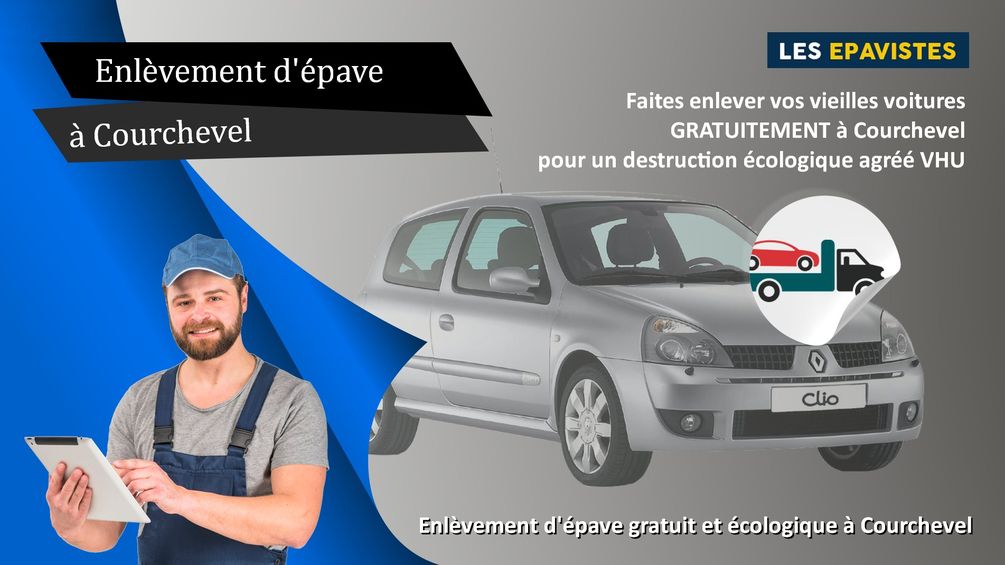 enlèvement épave Courchevel