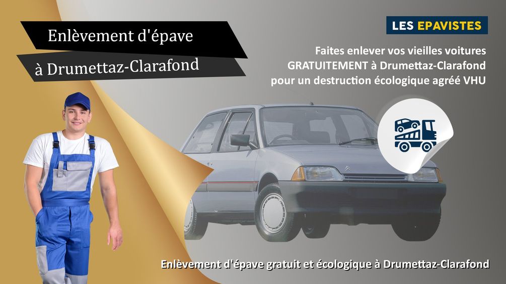 enlèvement épave Drumettaz-Clarafond