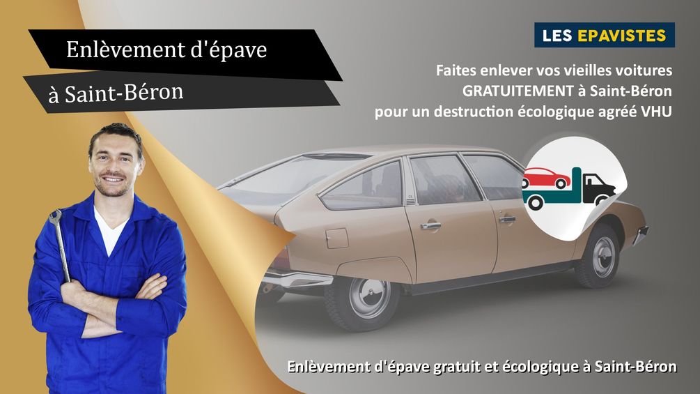 enlèvement épave Saint-Béron