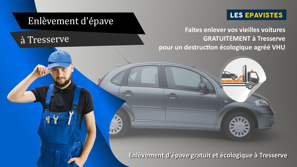 enlèvement épave Tresserve