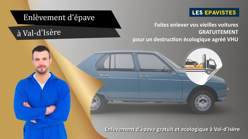 enlèvement épave Val-d'Isère