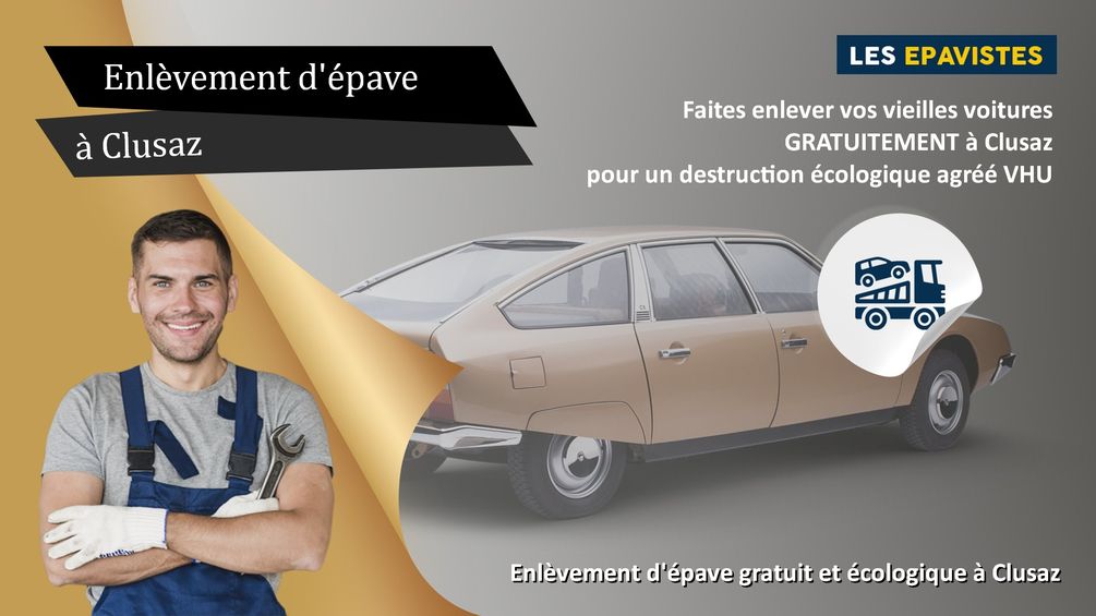 enlèvement épave Clusaz