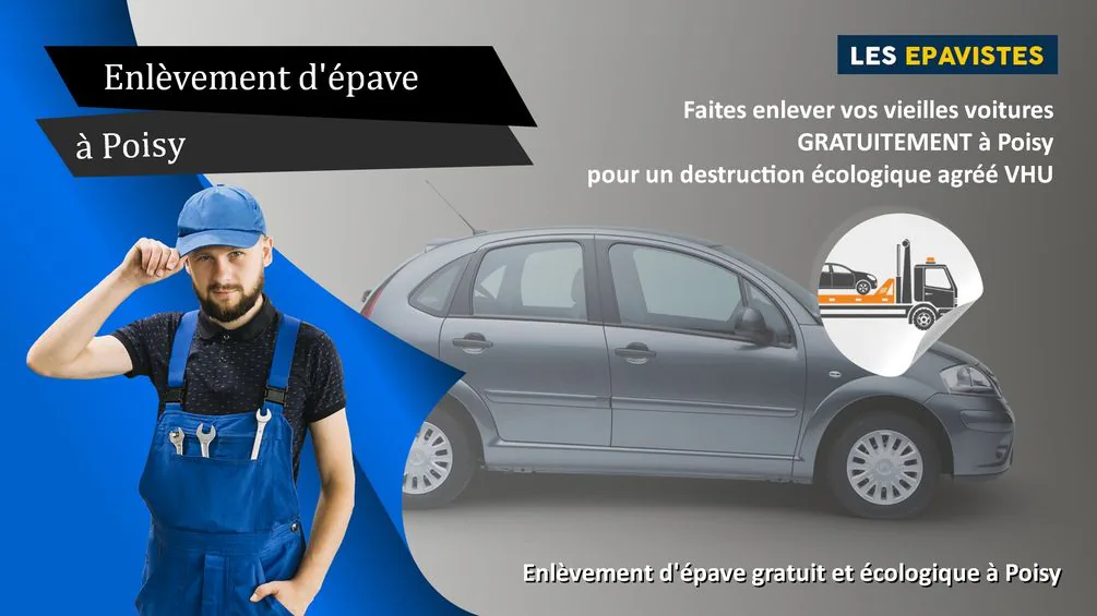 enlèvement épave Poisy