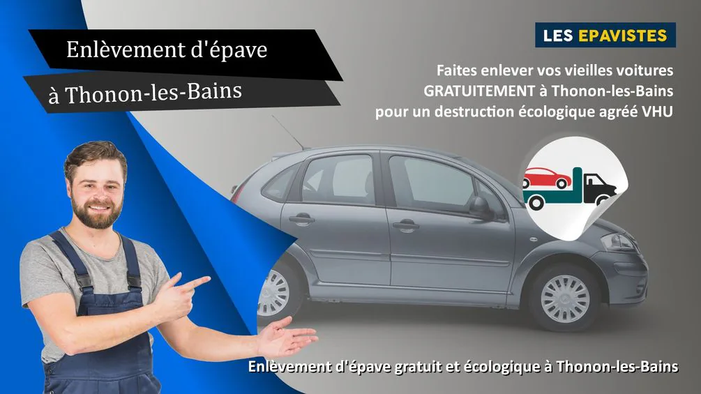 enlèvement épave Thonon-les-Bains