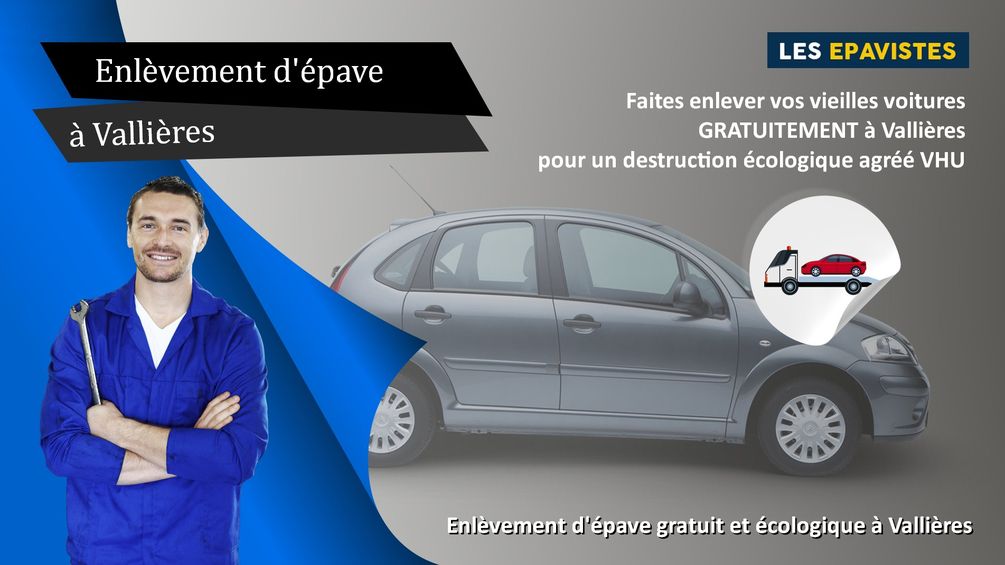 enlèvement épave Vallières
