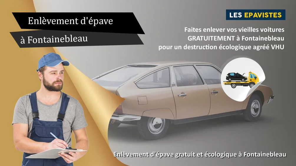enlèvement épave Fontainebleau