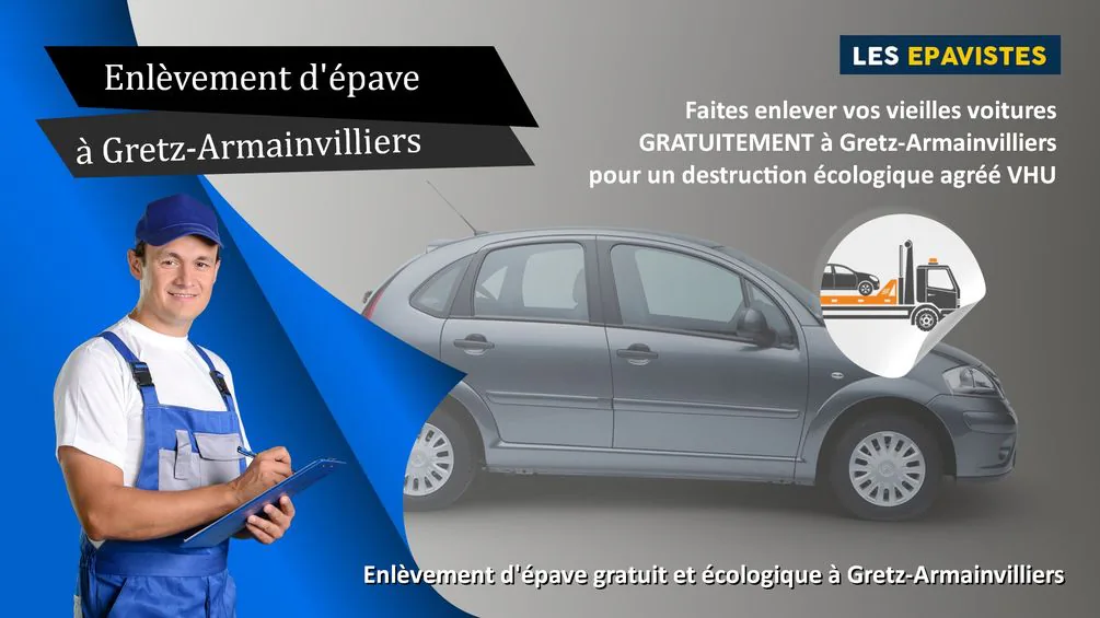 enlèvement épave Gretz-Armainvilliers