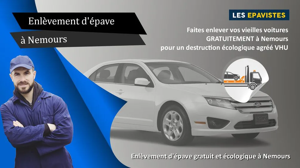 enlèvement épave Nemours