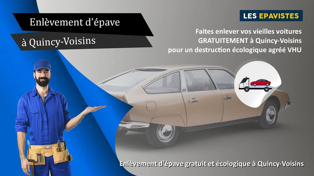 enlèvement épave Quincy-Voisins