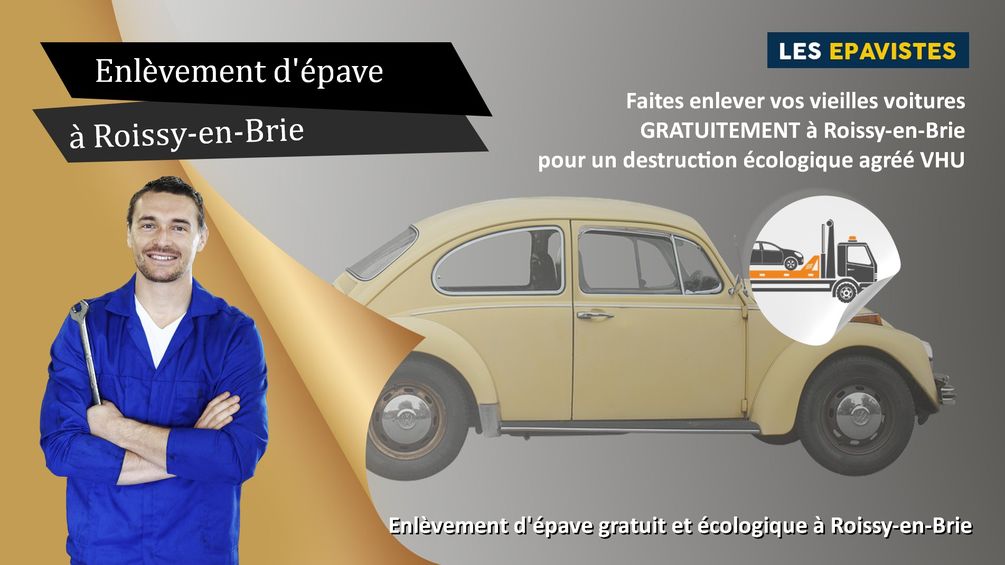 enlèvement épave Roissy-en-Brie