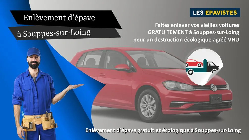 enlèvement épave Souppes-sur-Loing
