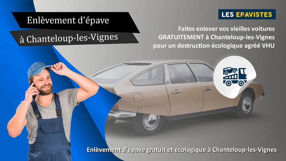 enlèvement épave Chanteloup-les-Vignes