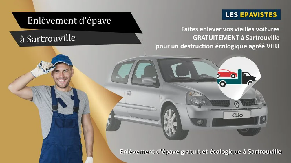 enlèvement épave Sartrouville