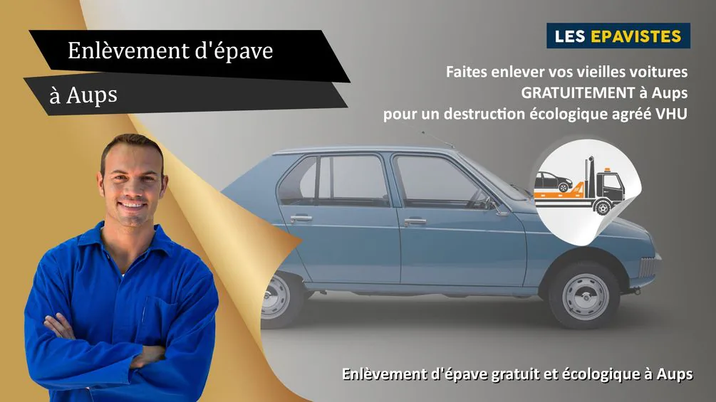 enlèvement épave Aups
