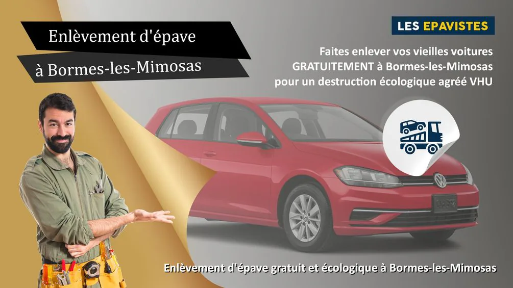 enlèvement épave Bormes-les-Mimosas
