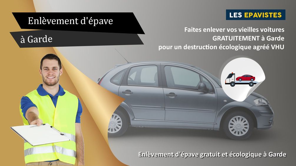 enlèvement épave Garde