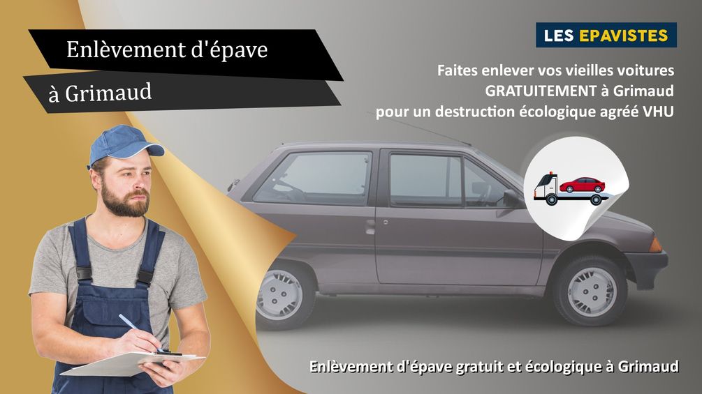 enlèvement épave Grimaud