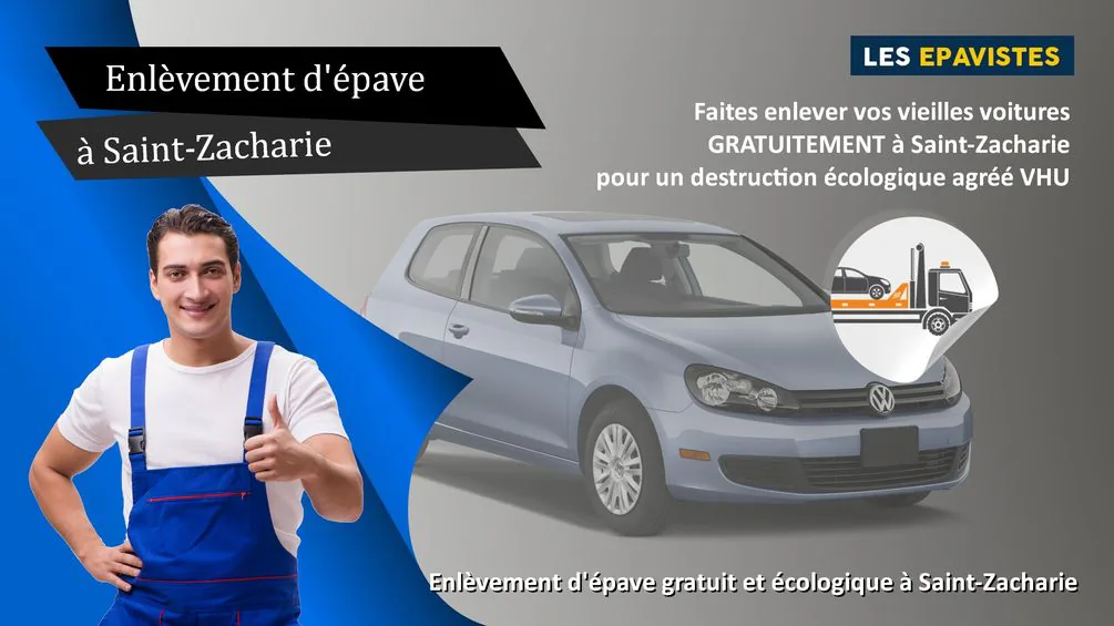 enlèvement épave Saint-Zacharie