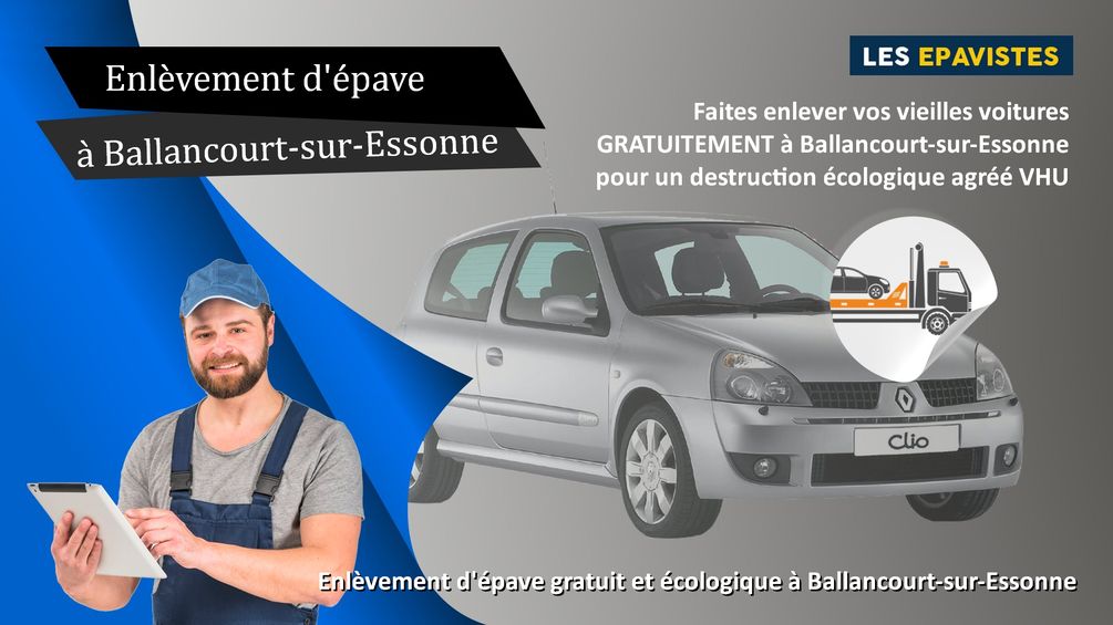 enlèvement épave Ballancourt-sur-Essonne