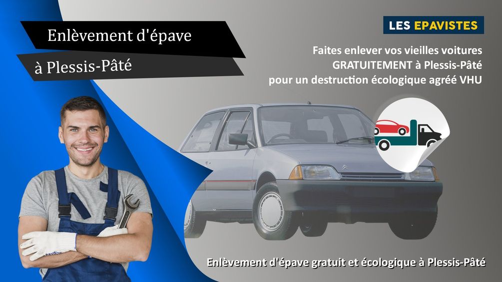 enlèvement épave Plessis-Pâté