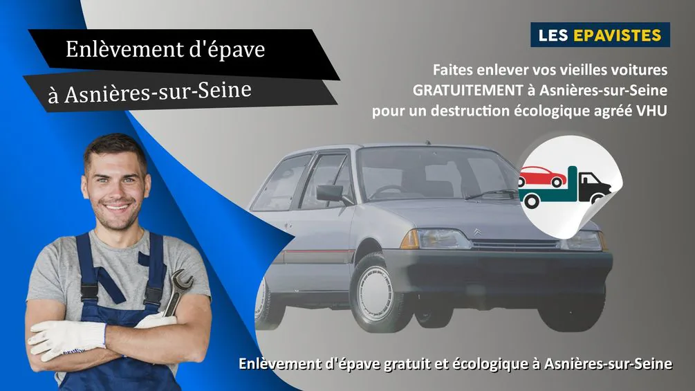 enlèvement épave Asnières-sur-Seine