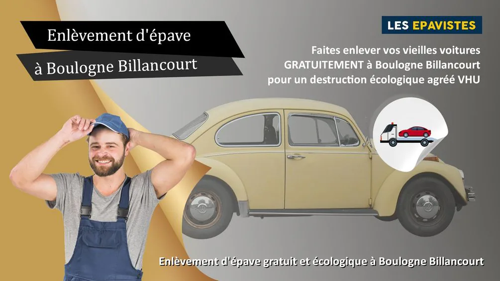 enlèvement épave Boulogne Billancourt