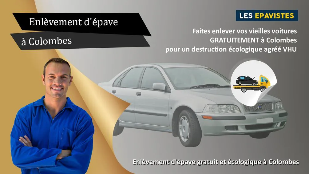 enlèvement épave Colombes