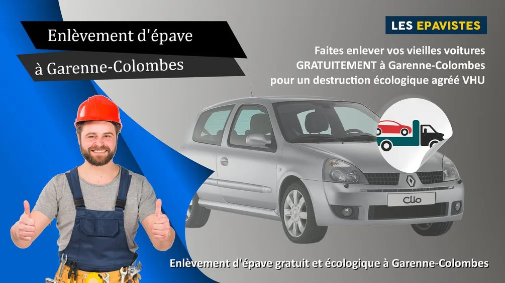 enlèvement épave Garenne-Colombes