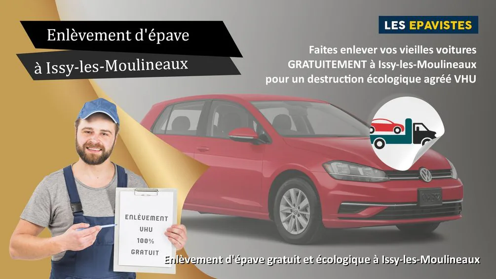 enlèvement épave Issy-les-Moulineaux