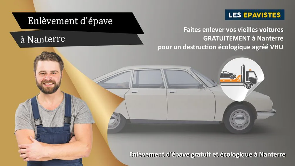 enlèvement épave Nanterre