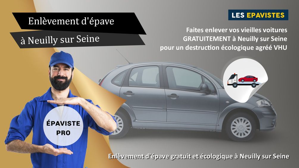 enlèvement épave Neuilly sur Seine