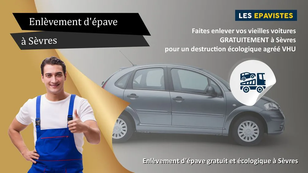 enlèvement épave Sèvres