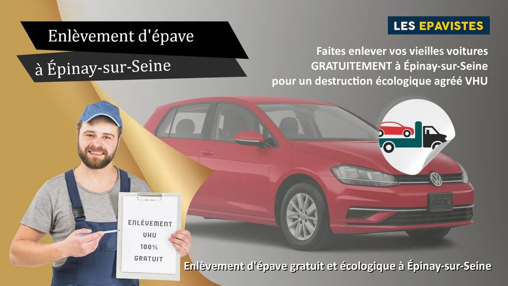 enlèvement épave Épinay-sur-Seine