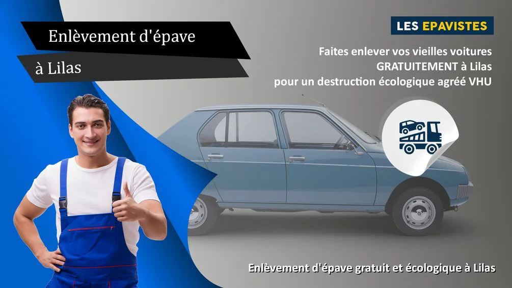 enlèvement épave Lilas